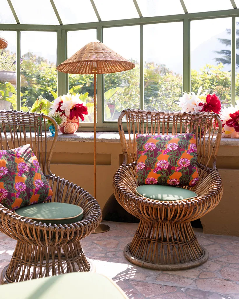 The poolhouse at luxury hotel Passalacqua