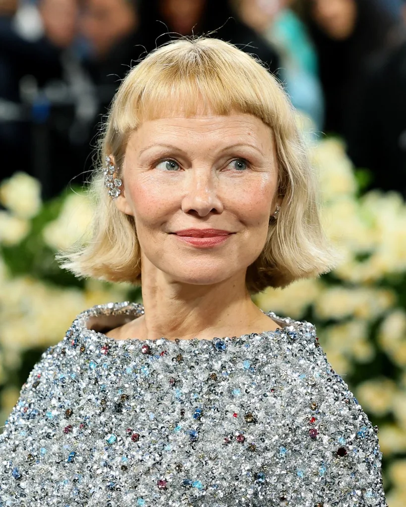 Pamela Anderson Met gala beauty 2025