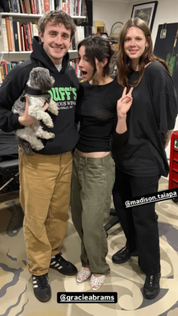 paul mescal gracie abrams relationship