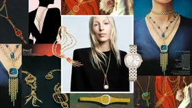 A collage of Piaget timepieces