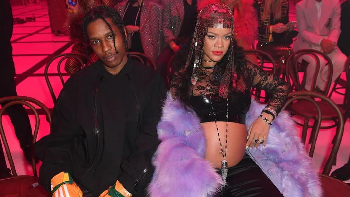 rihanna maternity style