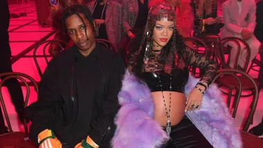 rihanna maternity style