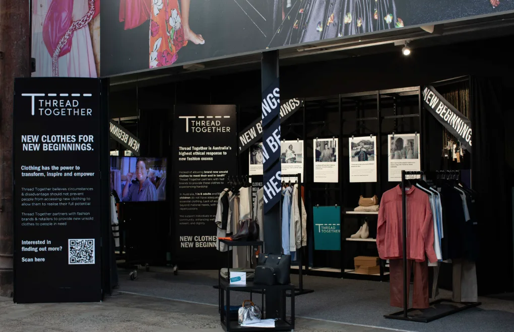 Thread Together's activation at AFC Australian Fashion Week 