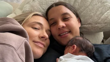 Sam Kerr and Kristie Mewis