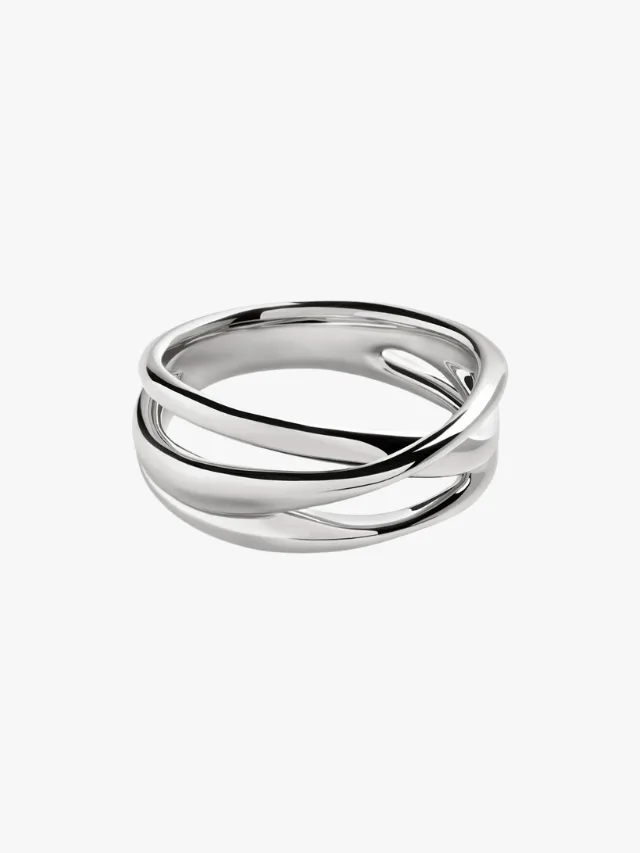 MONICA VINADER
Nura Cross Over Ring