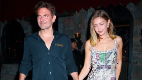 Gigi Hadid and partner, Bradley Cooper,