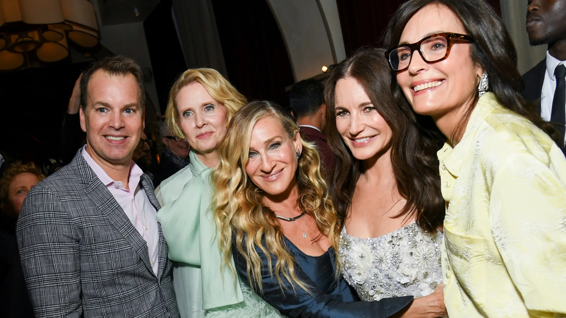 Casey Bloys, Cynthia Nixon, Sarah Jessica Parker, Kristin Davis, Sarah Aubrey