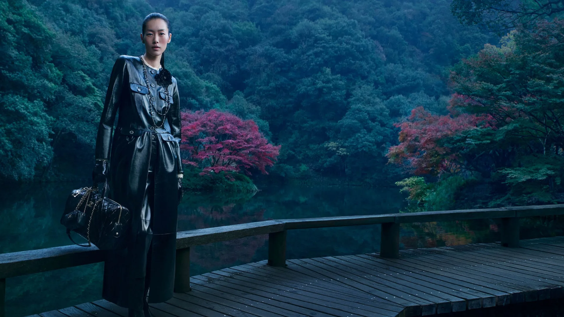 Liu Wen for Chanel 2024/25 Art Commerce campaign.