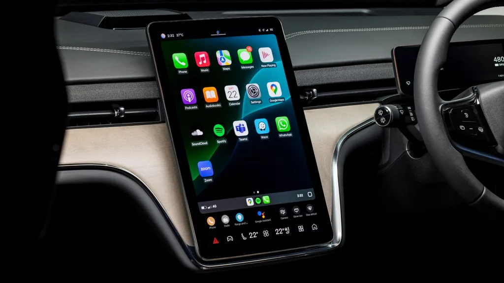 The control panel of new Volvo EX 90 electric SUV