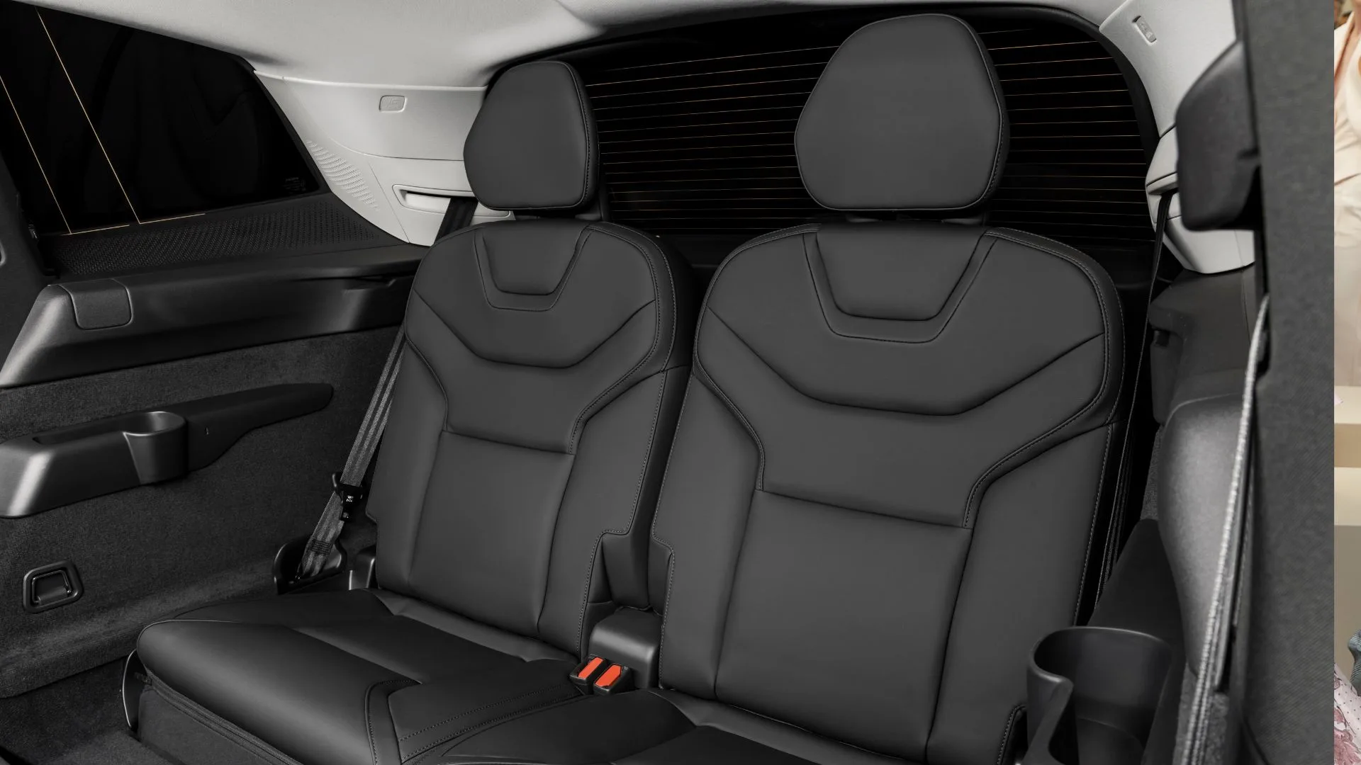 The third row in the luxe Volvo EX90 electric SUV
