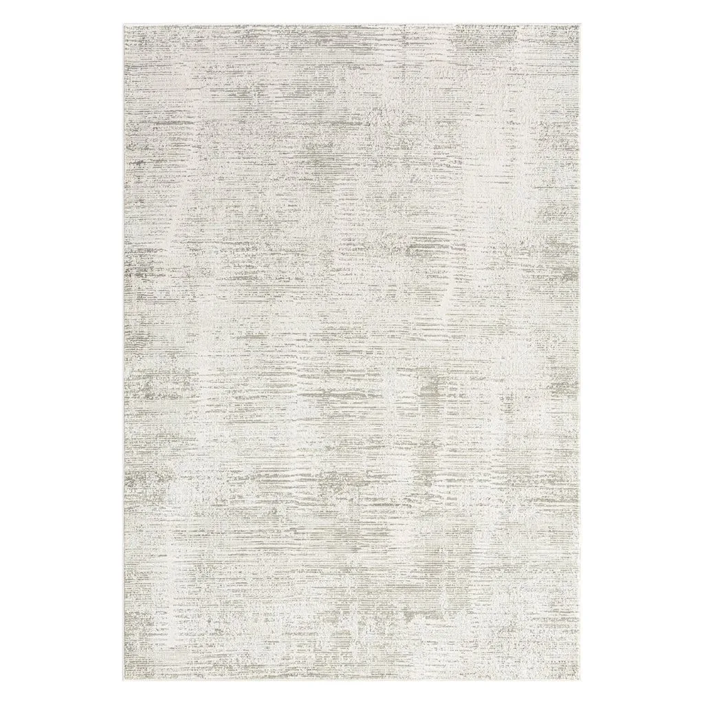 Miss Amara Valerie Ivory and Grey Distressed Tribal Rug