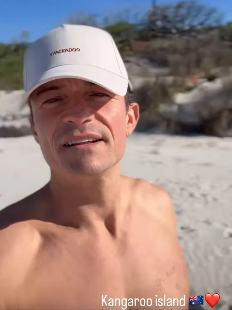 orlando bloom on Kangaroo Island Australia