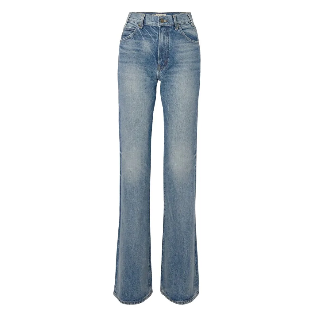 Nili Lotan Joan high rise straight leg jeans