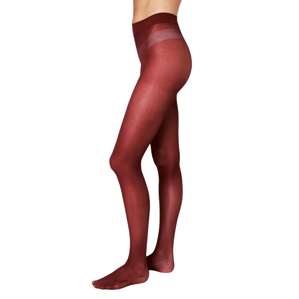 Swedish Stockings Nora Perfect Everyday Tights Red Wing