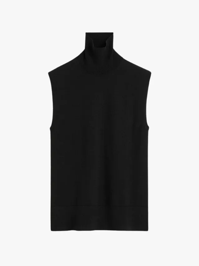 Best Knitwear Brands_marie claire_TOTEME
Sleeveless Fine Turtleneck