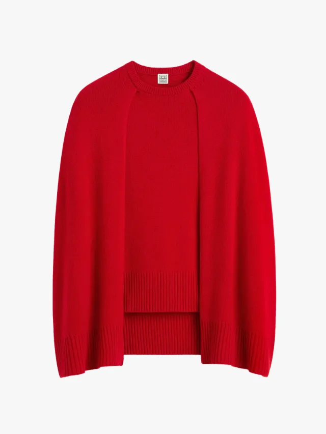 Best Knitwear Brands_marie claire_TOTEME
Crew Cape Knit