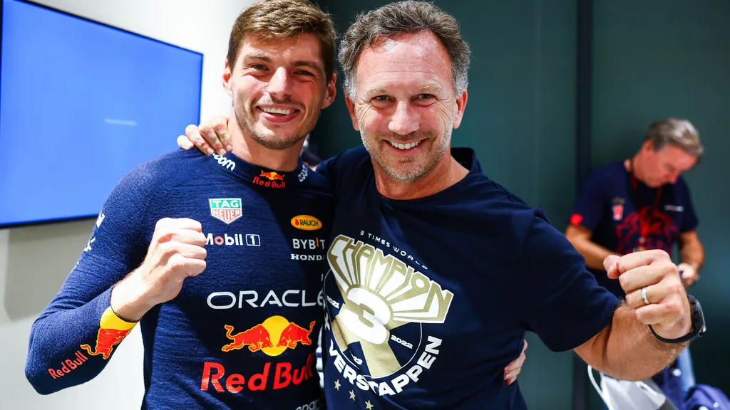 Christian Horner Max Verstappen