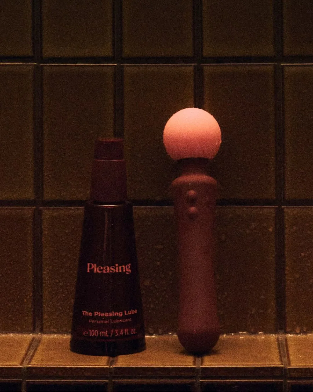 Pleasing lube and vibrator
