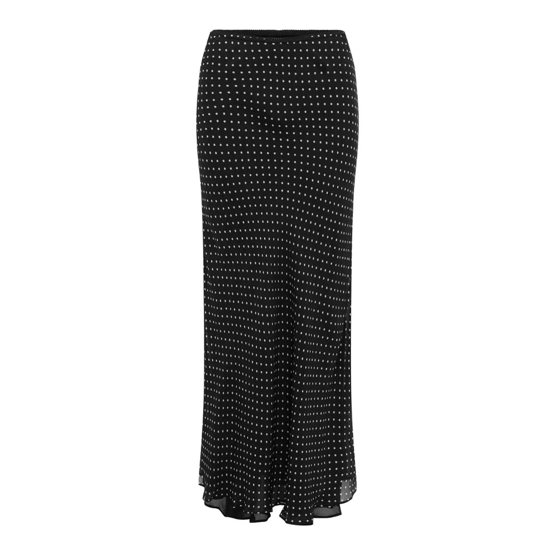 polka dot skirt
