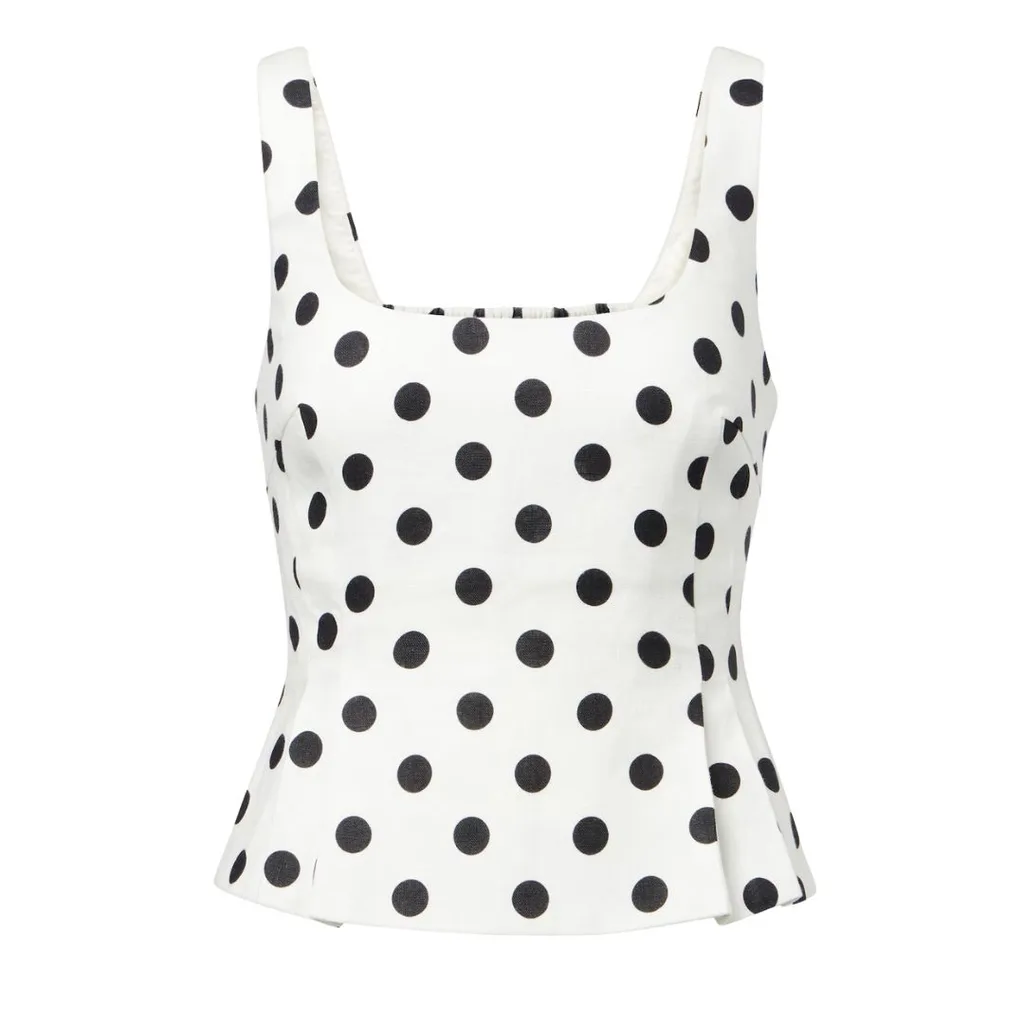 polka dot top