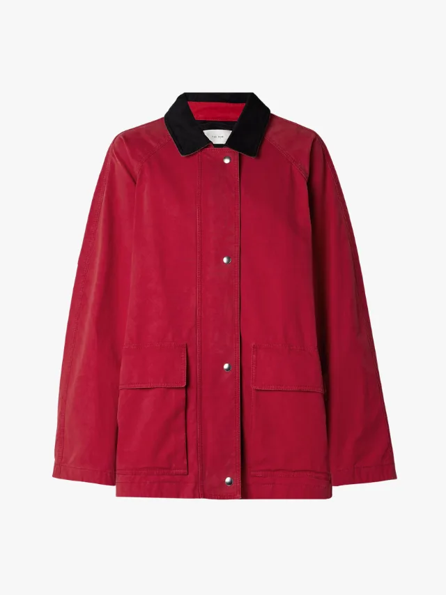 Best Barn Jacket_marie claire_THE ROW Elodianna Cotton-Canvas Jacket