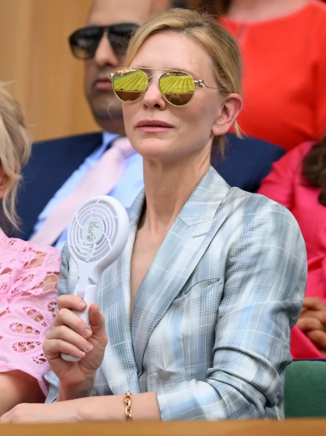 Cate Blanchet at wimbledon 2025