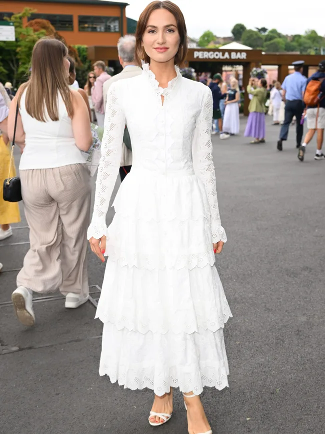 Maude Apatow at wimbldeon 2025