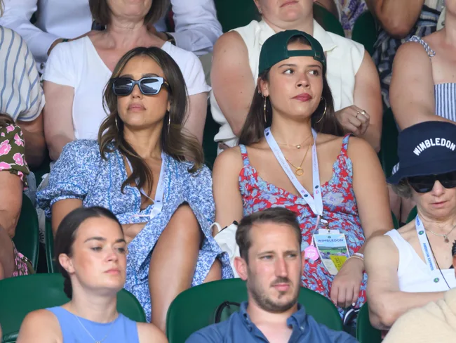 Jessica Alba at wimbledon 2025
