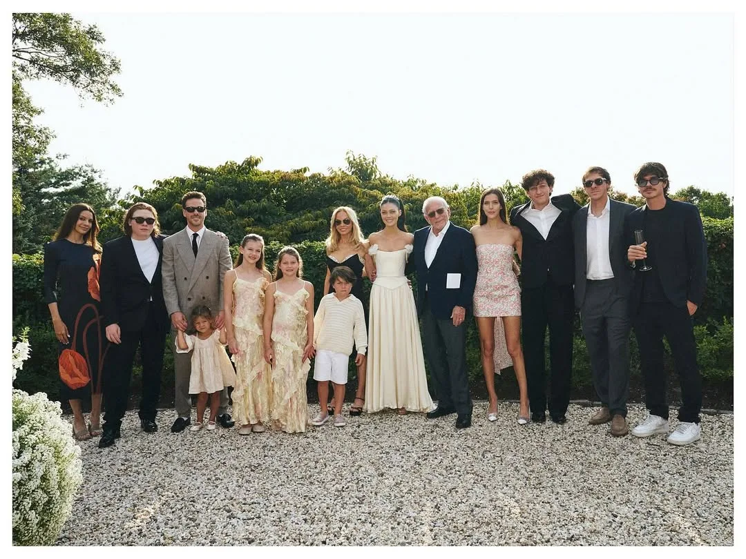 The entire peltz family at Nicola and Brooklyn beckham's second wedding vow renewal