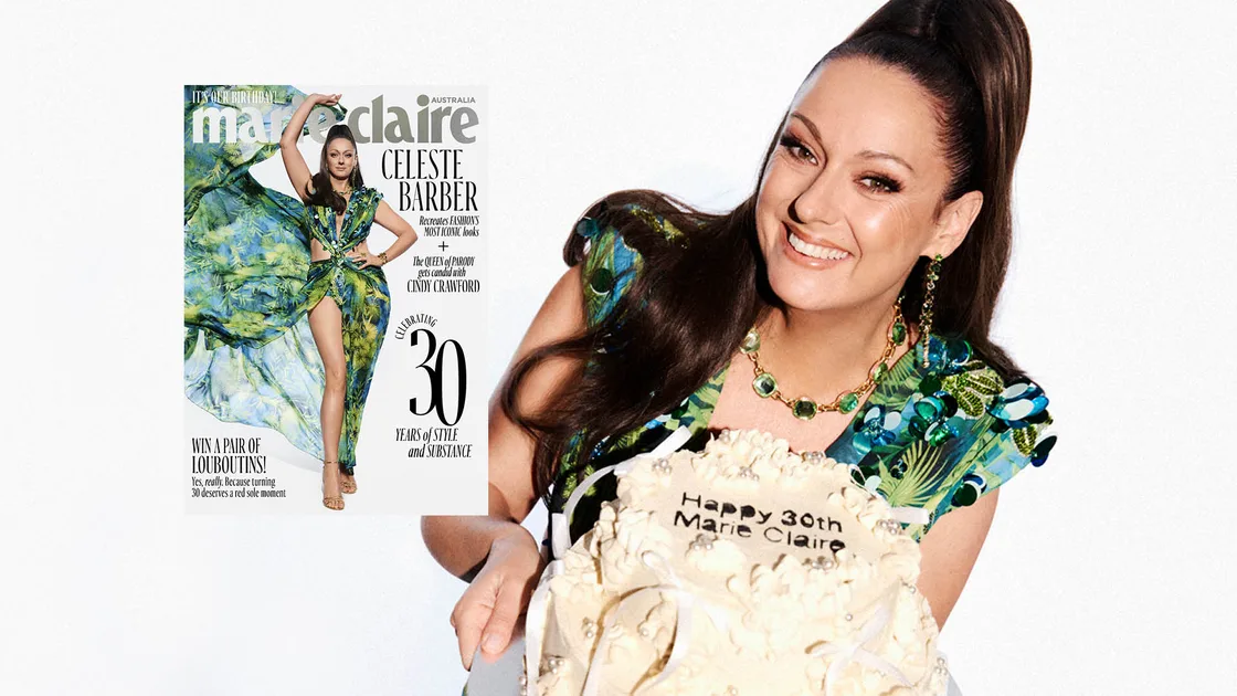 Inside Celeste Barber's Boldest Fashion Spoofs Yet For Marie Claire's 30th