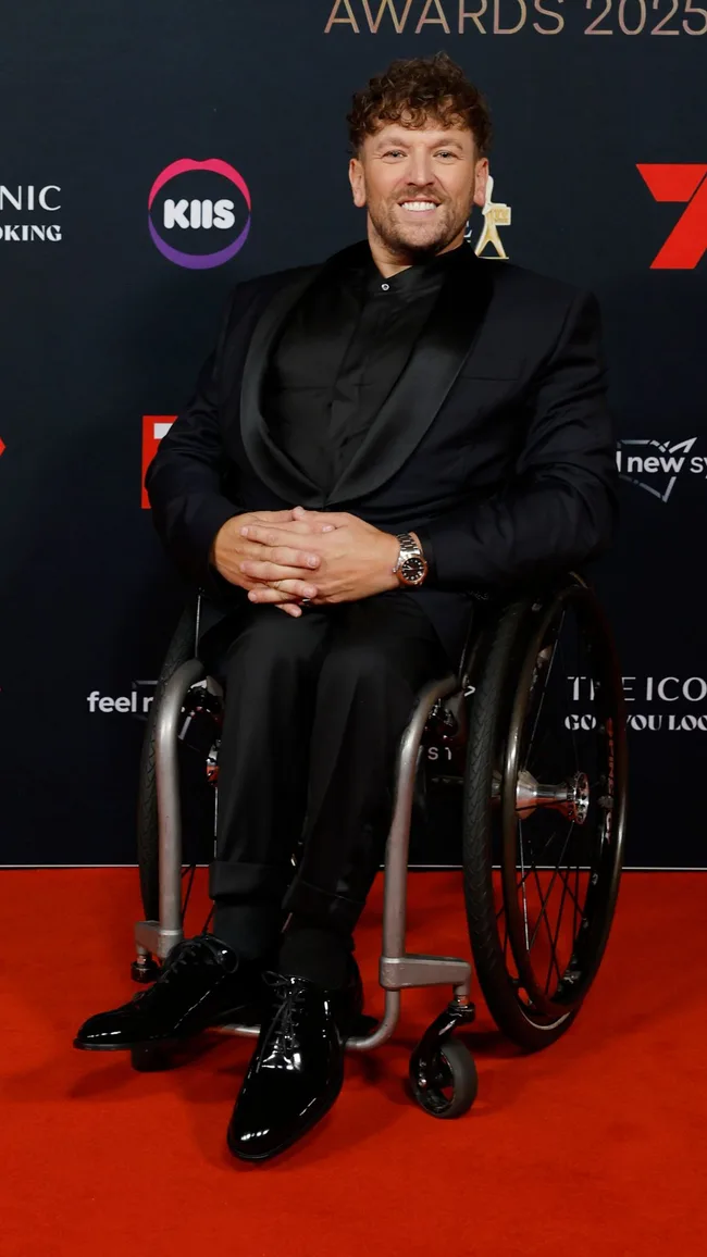 Dylan Alcott Logies red carpet 2025