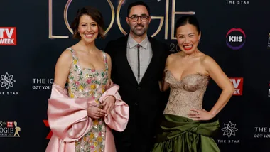 Logies 2025 red carpet Sofia Levin Andy Allen Poh Ling Yeow