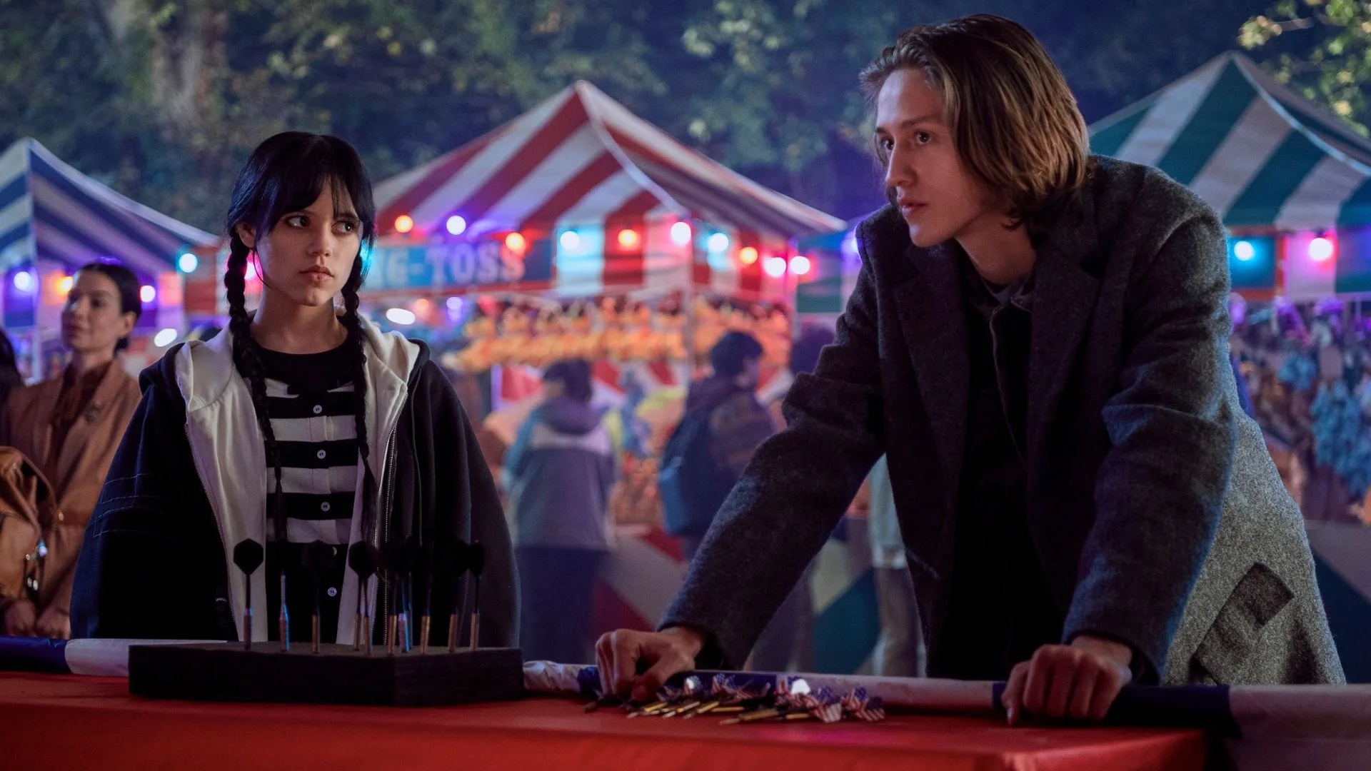 Percy Hynes White as Xavier in Wednesday