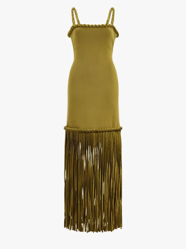 Aje Ribiona Knit midi dress for wedding
