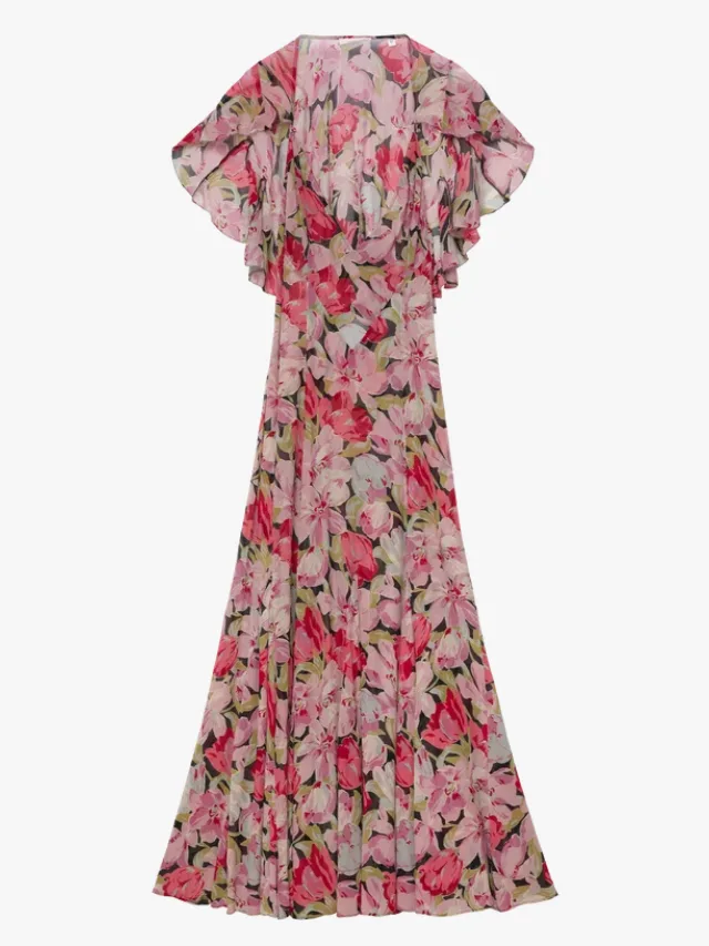 Doen Liselotte floral wedding guest dress