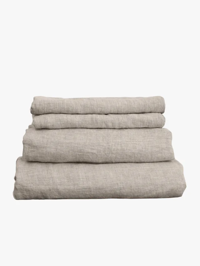 best cooling sheets summer I Love Linen french flax linen sheet set