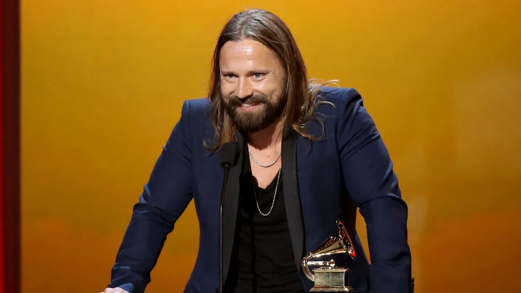 max martin accepting a grammy