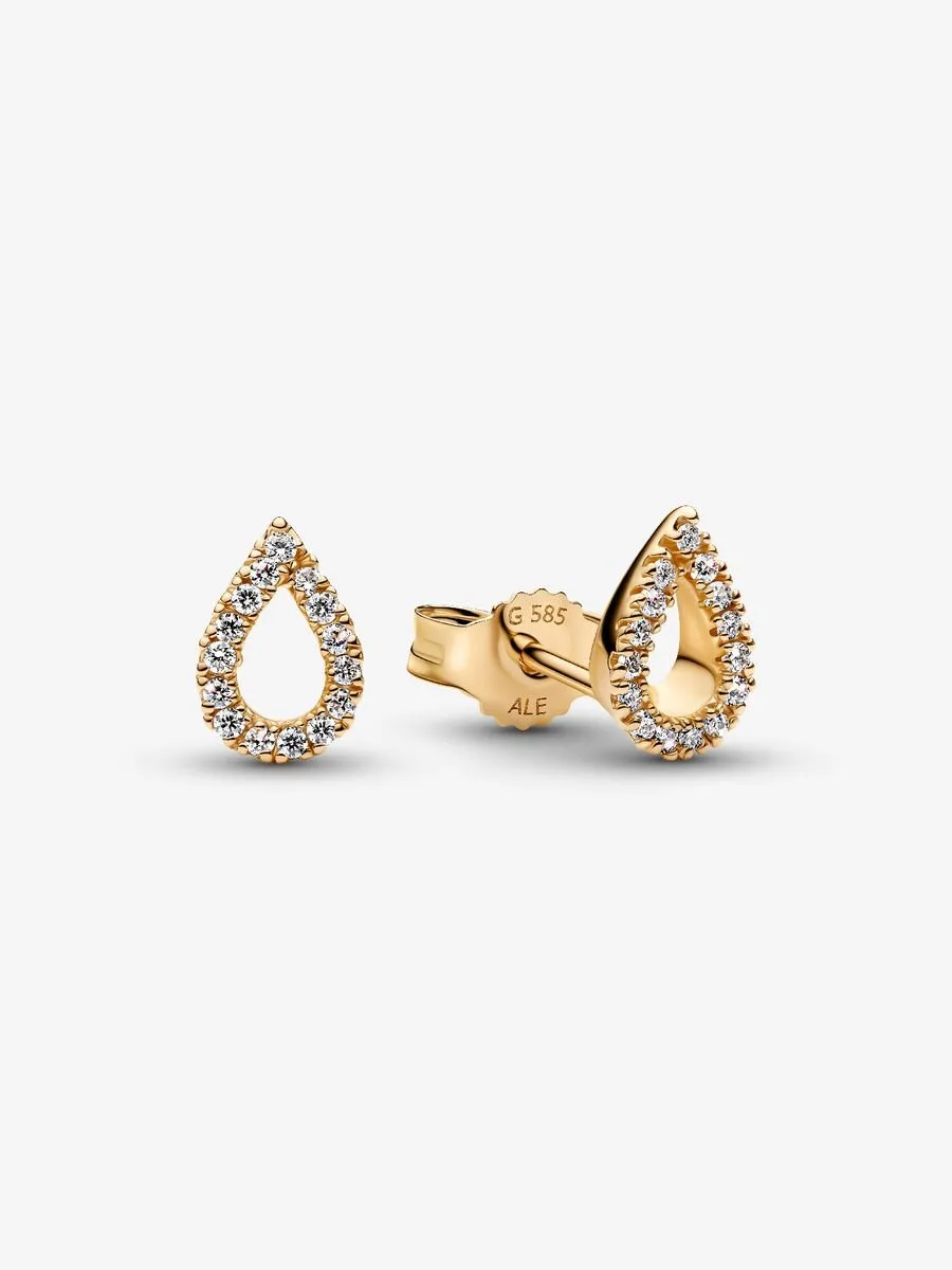 Pandora Infinite Pave Collection earrings
