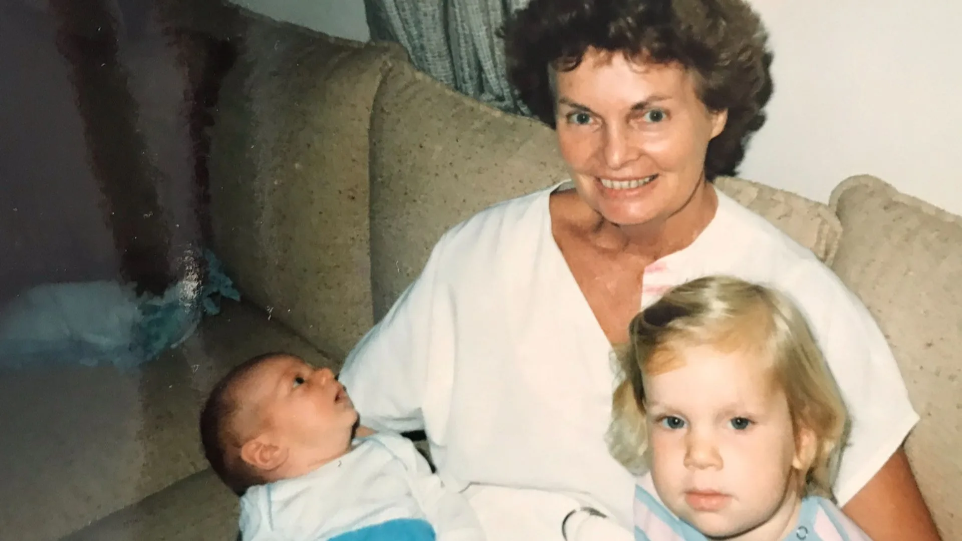 Georgie's Nan Moira with her grandchildren