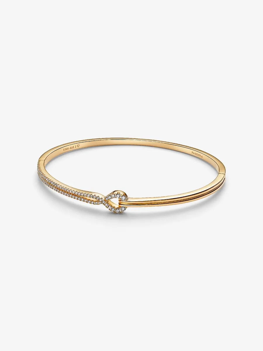 Pandora Infinite Lab-grown Diamond Pavé Double Row Bangle