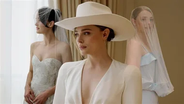 Chloe Grace Moretz and Kate Harrison in Louis Vuitton for their Wedding.