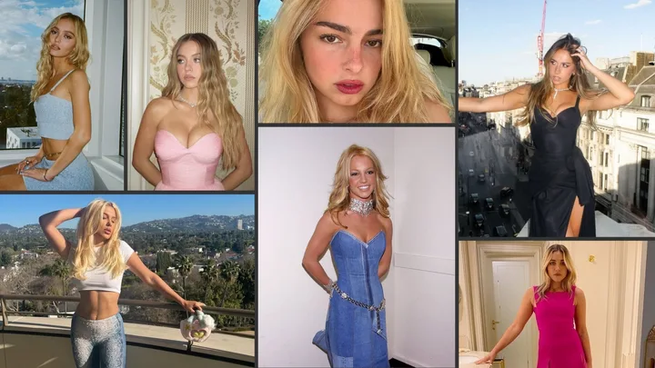 All the cast in the running to play Britney Spears.