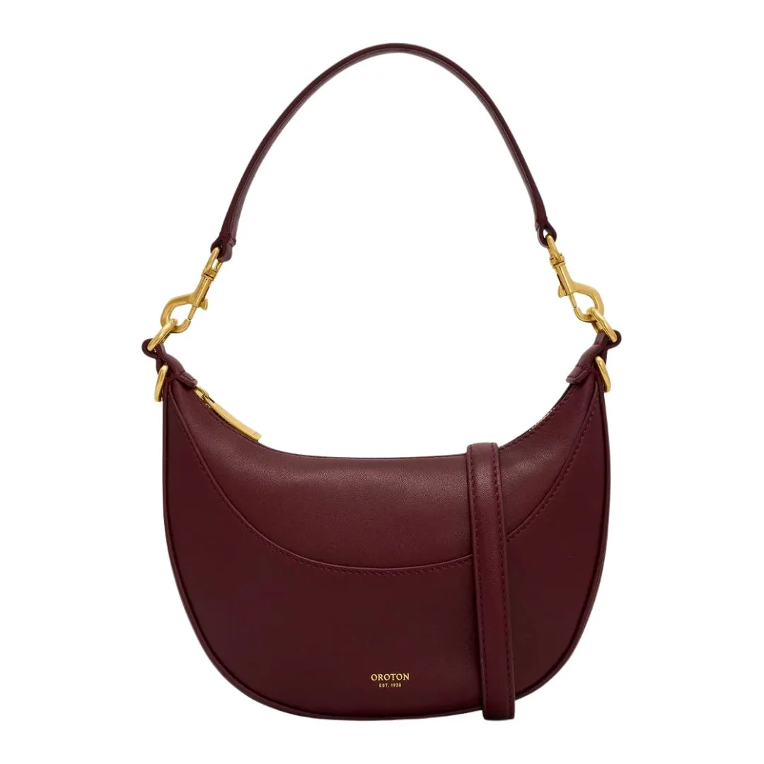 burgundy bag
