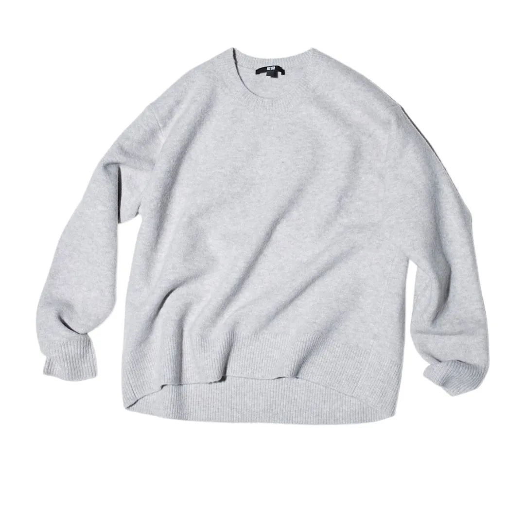 grey wool sweater