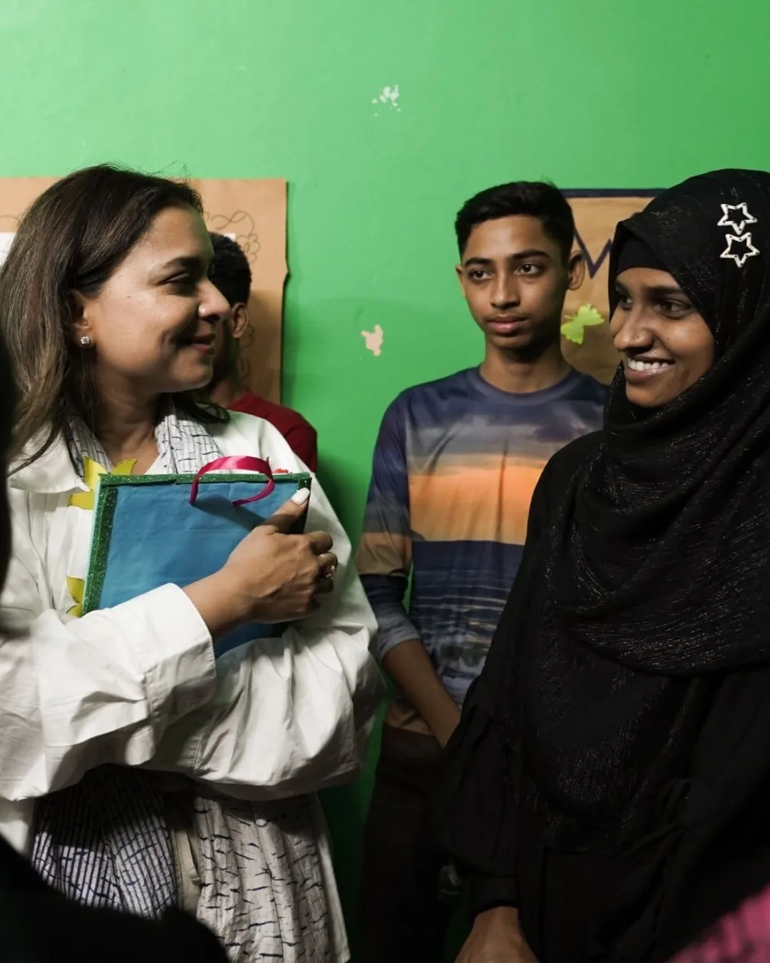 kishwar Chowdhury at world vision center