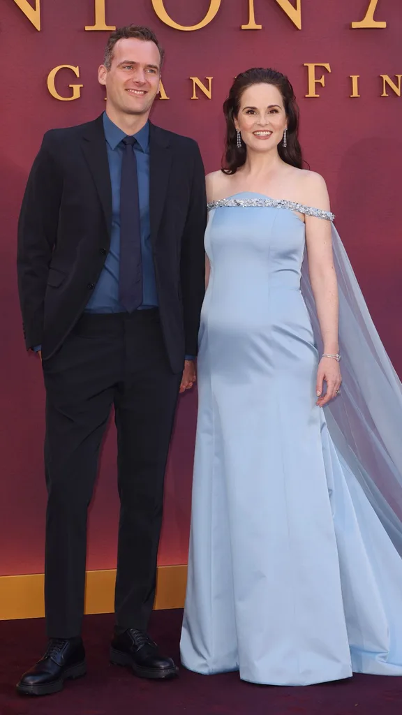 michelle dockery pregnant with husband jasper waller-bridge