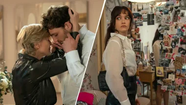 A split still from the series finale of 'The Girlfriend' on Prime.