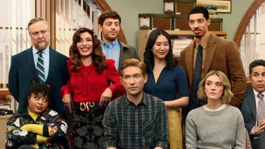 The Paper series promo cast photo as seen by Peacock.