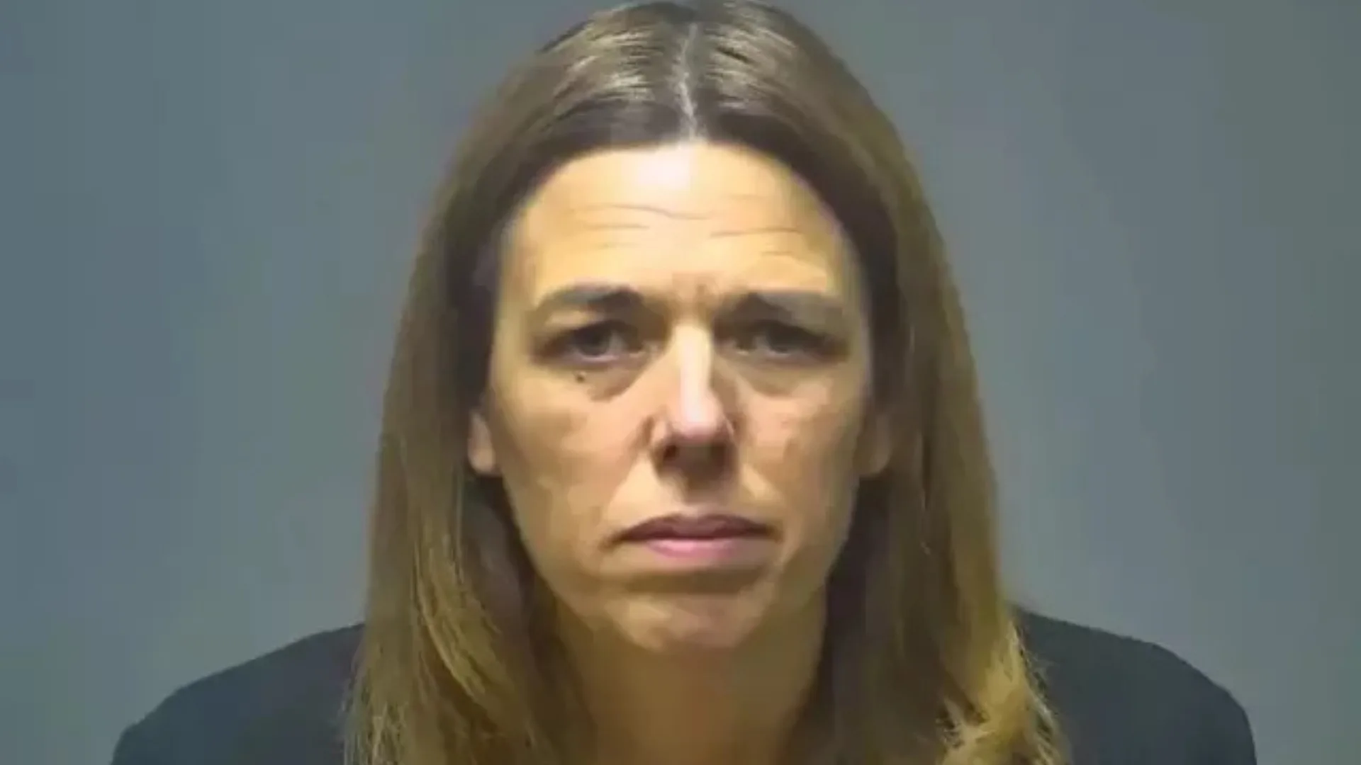 Kendra Licari in custody at Isabella County's Sheriff Department. 