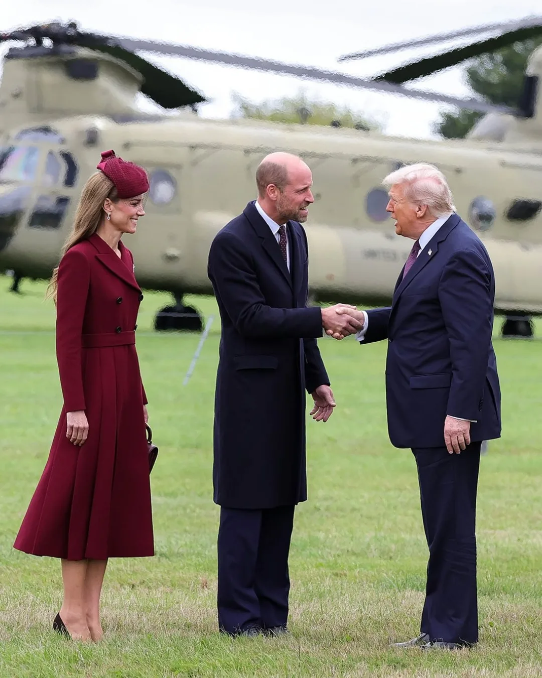 Princess Katherine, Prince William and Donald Trump